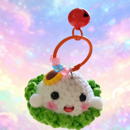 Handmade cute crochet keychain/bag pandent gift